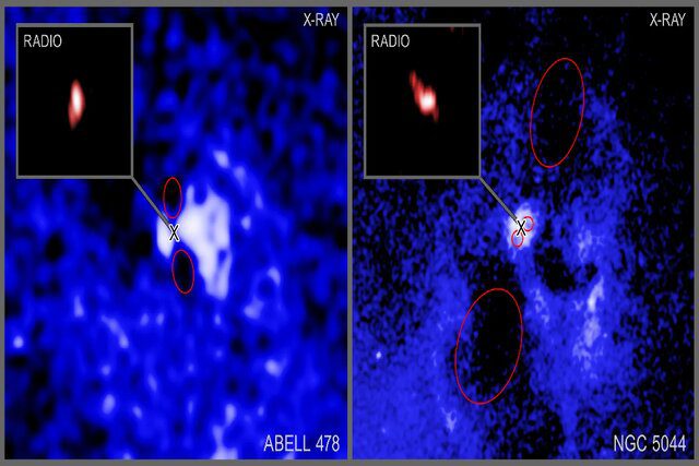 عکس‌های ناسا از فعالیت ۱۶ سیاه‌چاله کلان‌جِرم